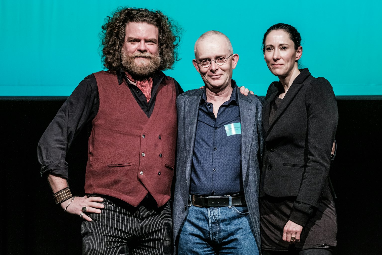 Jeroen Olyslaegers, Koen Van Bockstal en Saskia De Coster