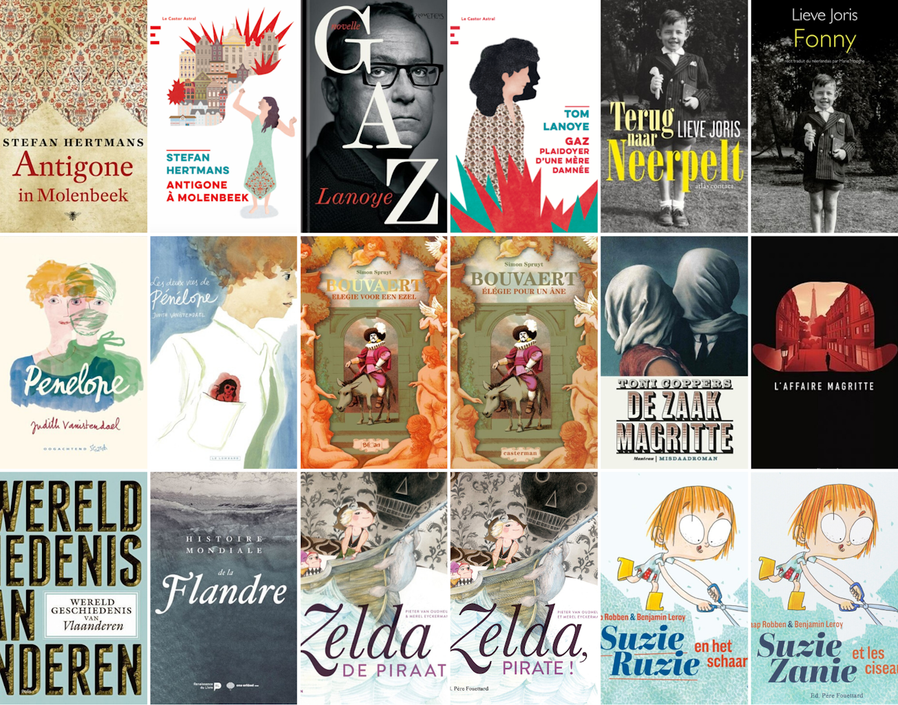 Covers auteurs Flirt Flamand 2020