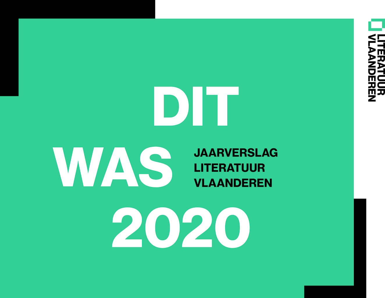 cover Jaarverslag Literatuur Vlaanderen 2020