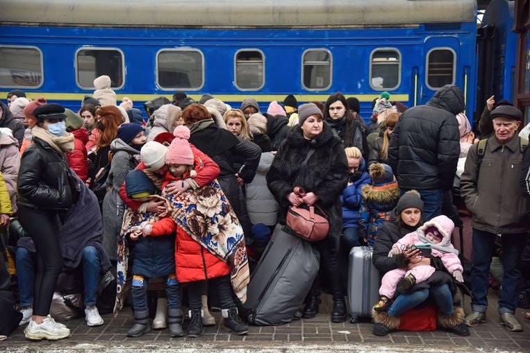 In Lviv komen vluchtelingen uit het hele land samen