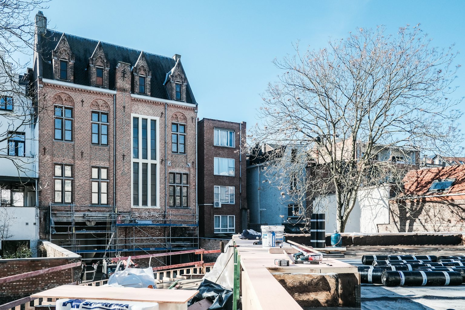 Achtergevel Hotel Dumont